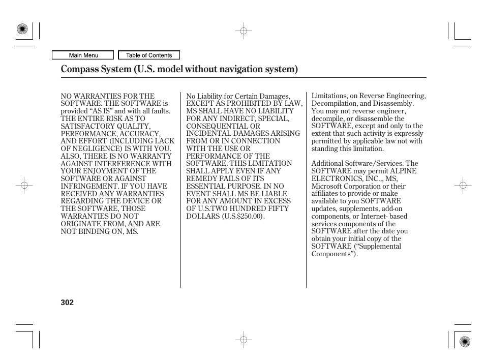 Acura 2010 RL User Manual | Page 305 / 551