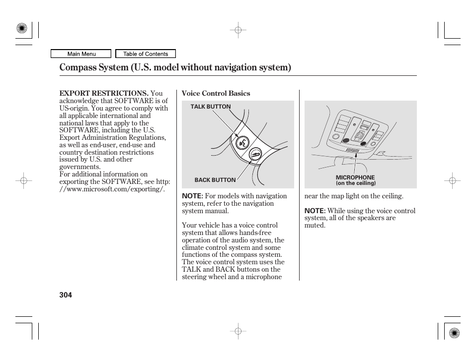 Acura 2010 RL User Manual | Page 307 / 551