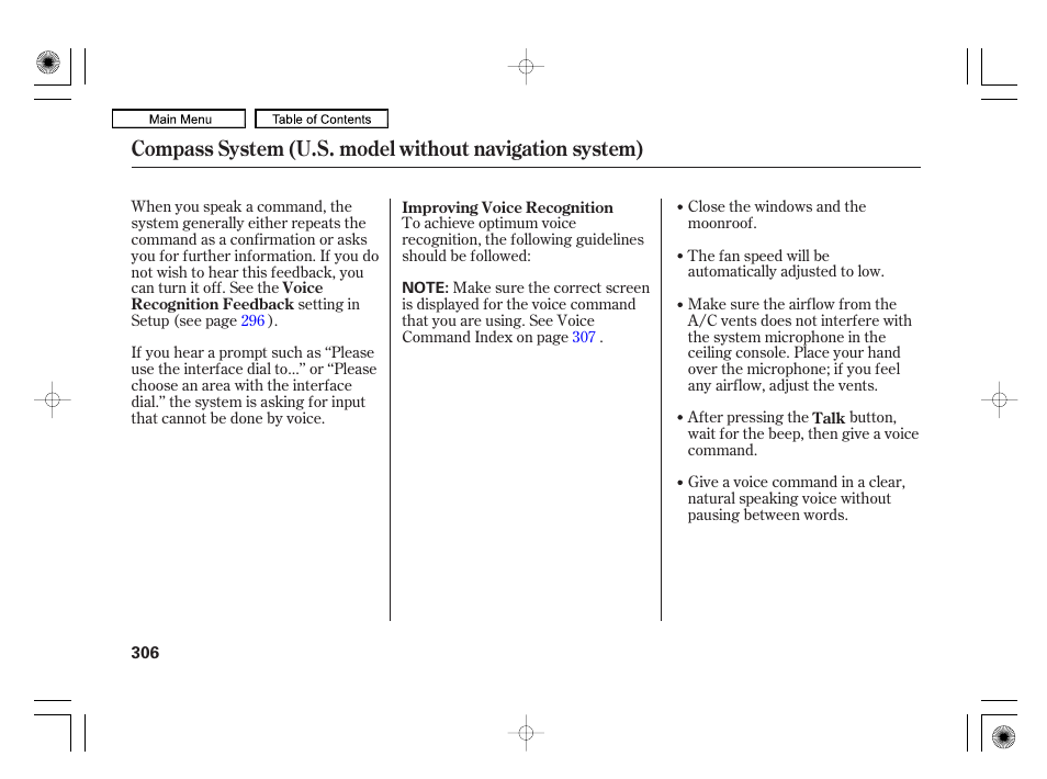 Acura 2010 RL User Manual | Page 309 / 551