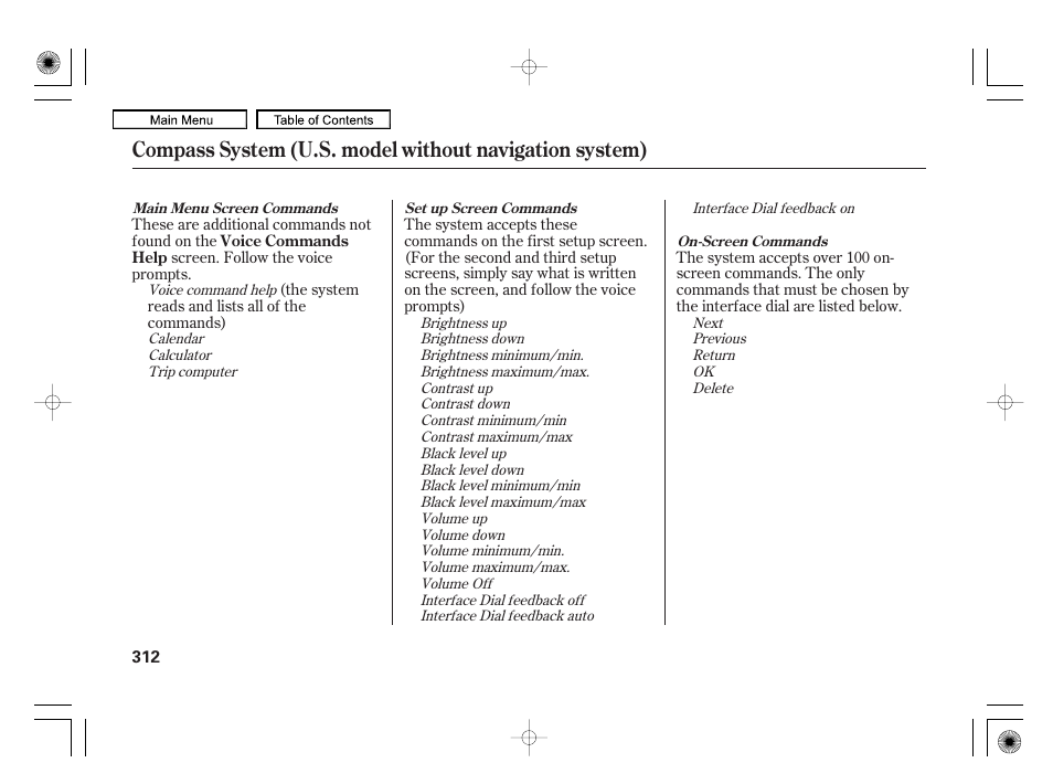 Acura 2010 RL User Manual | Page 315 / 551