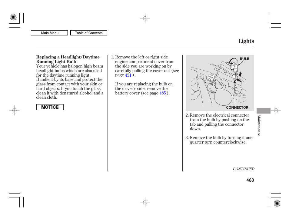 Lights | Acura 2010 RL User Manual | Page 466 / 551