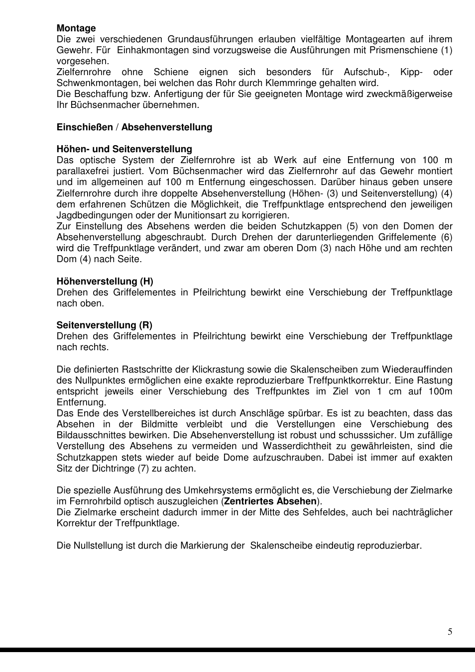 DOCTER DOCTER®classic 8x56 User Manual | Page 5 / 21