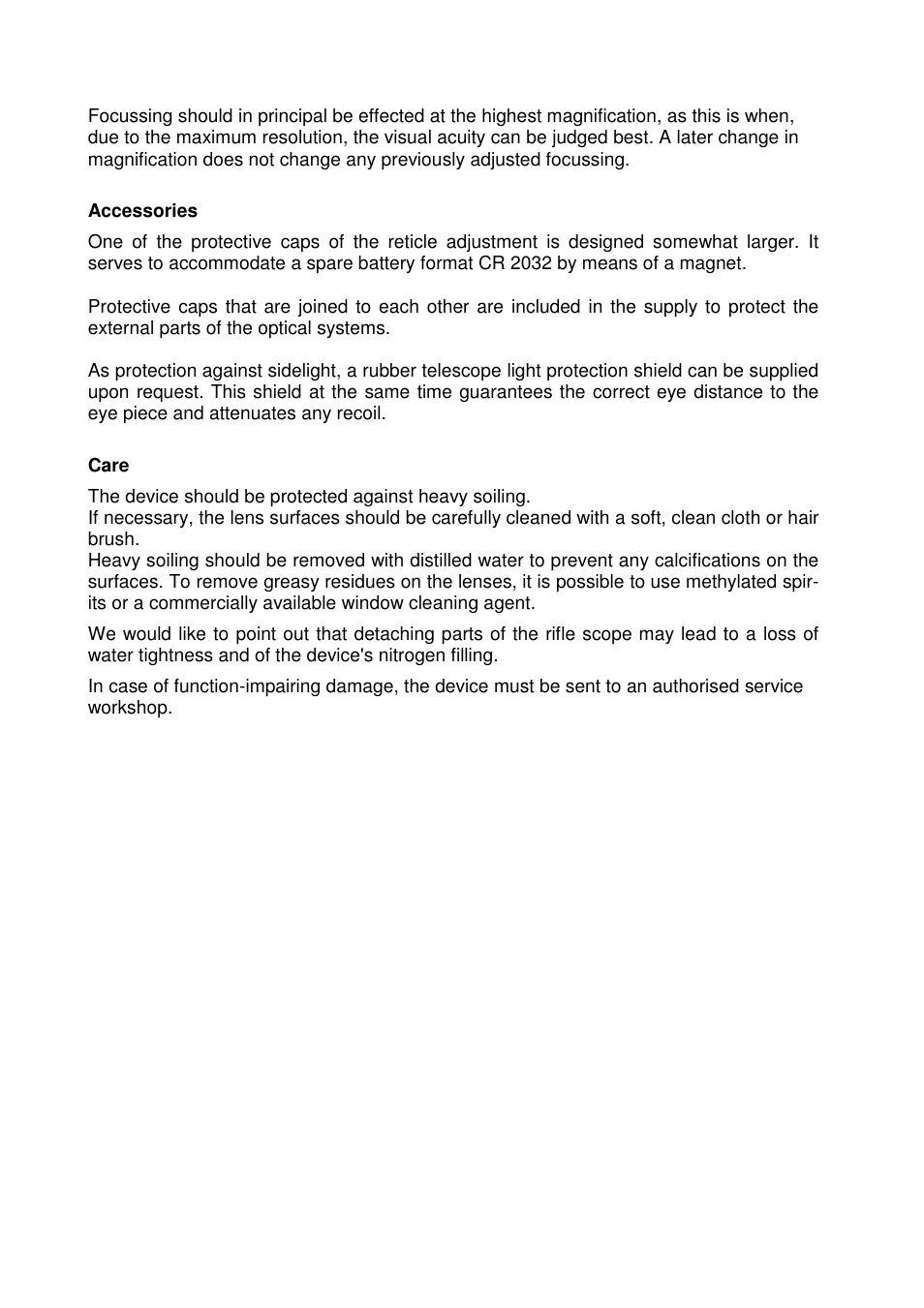 DOCTER DOCTER®basic 3-12x56 User Manual | Page 13 / 33