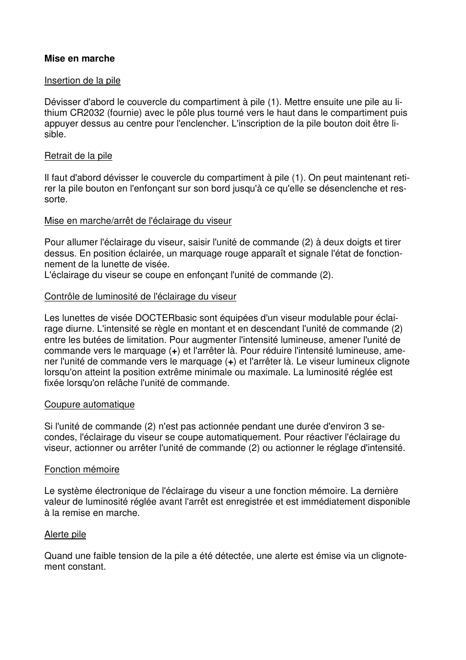 DOCTER DOCTER®basic 3-12x56 User Manual | Page 16 / 33
