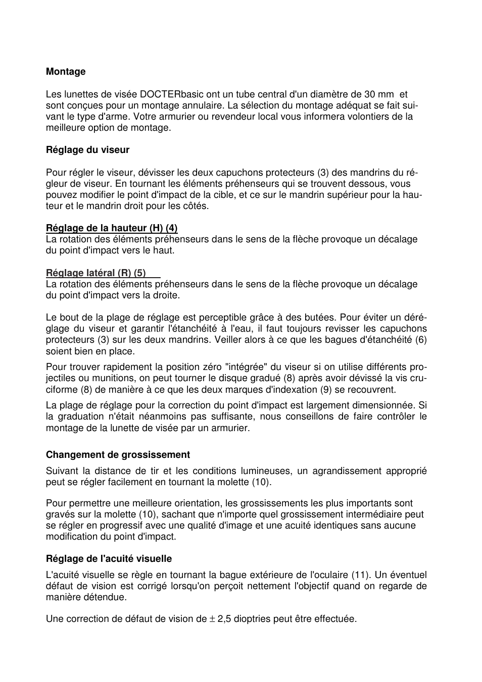 DOCTER DOCTER®basic 3-12x56 User Manual | Page 17 / 33