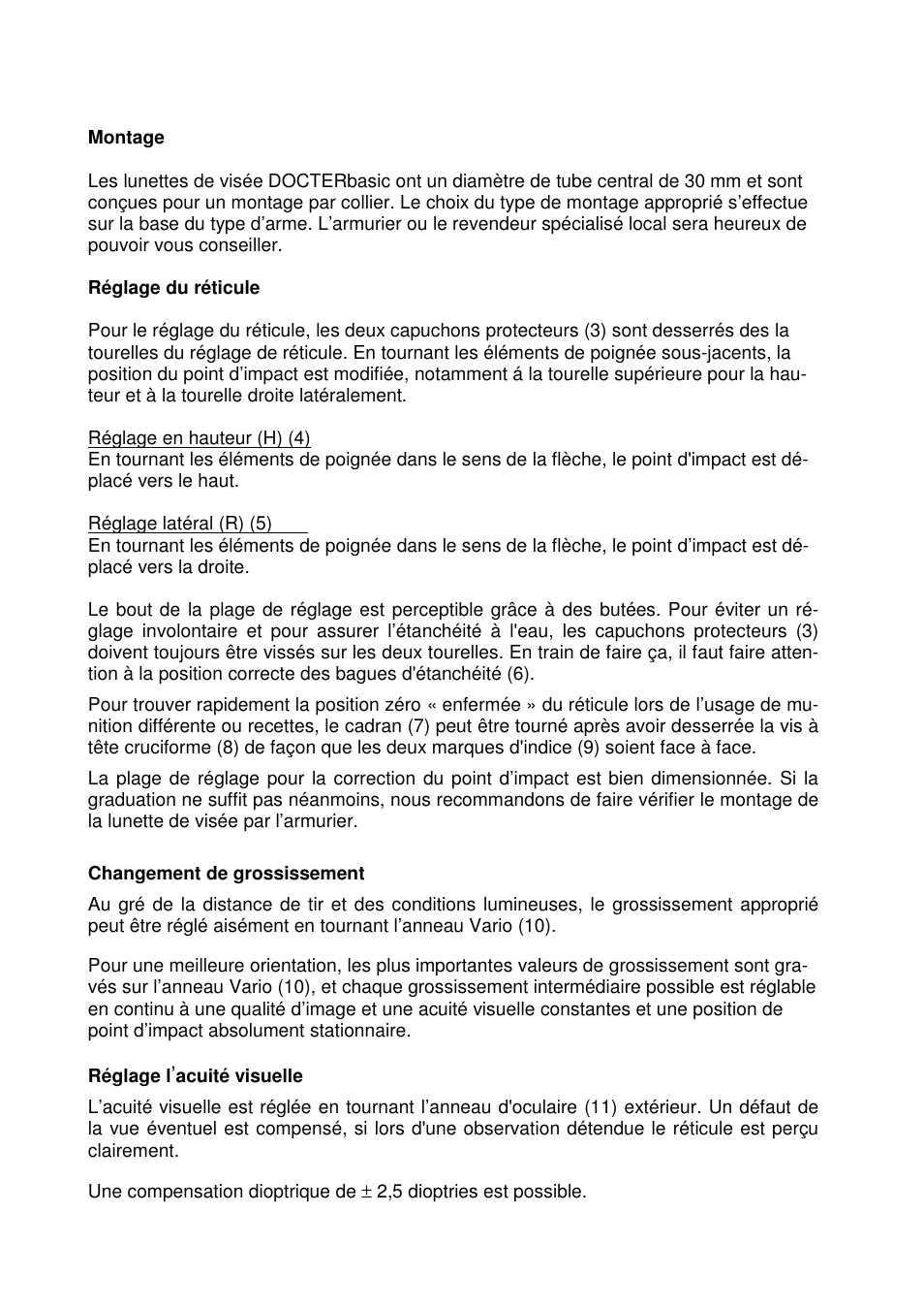 DOCTER DOCTER®comfort 1-4x24 User Manual | Page 20 / 37