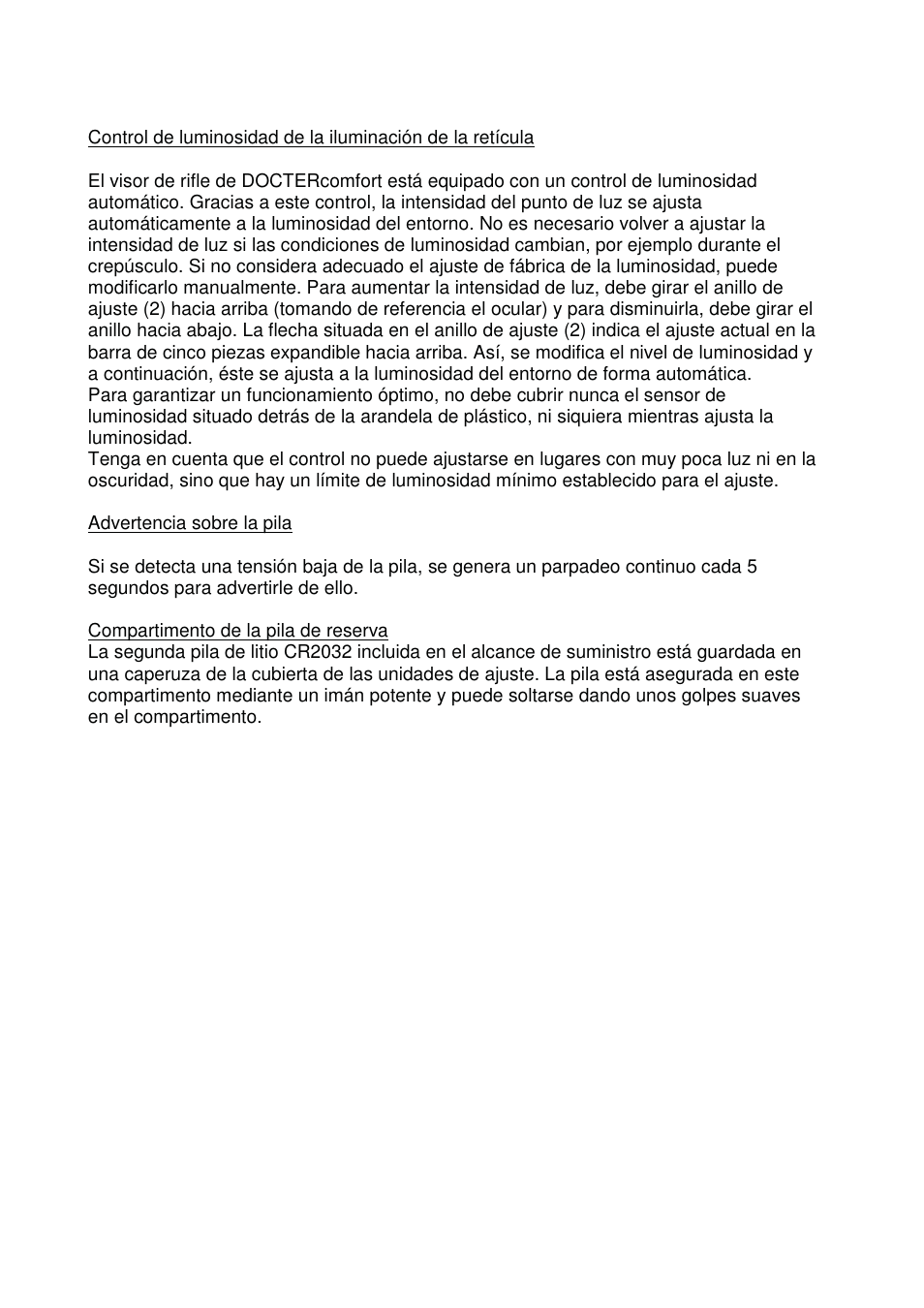 DOCTER DOCTER®comfort 1-4x24 User Manual | Page 25 / 37