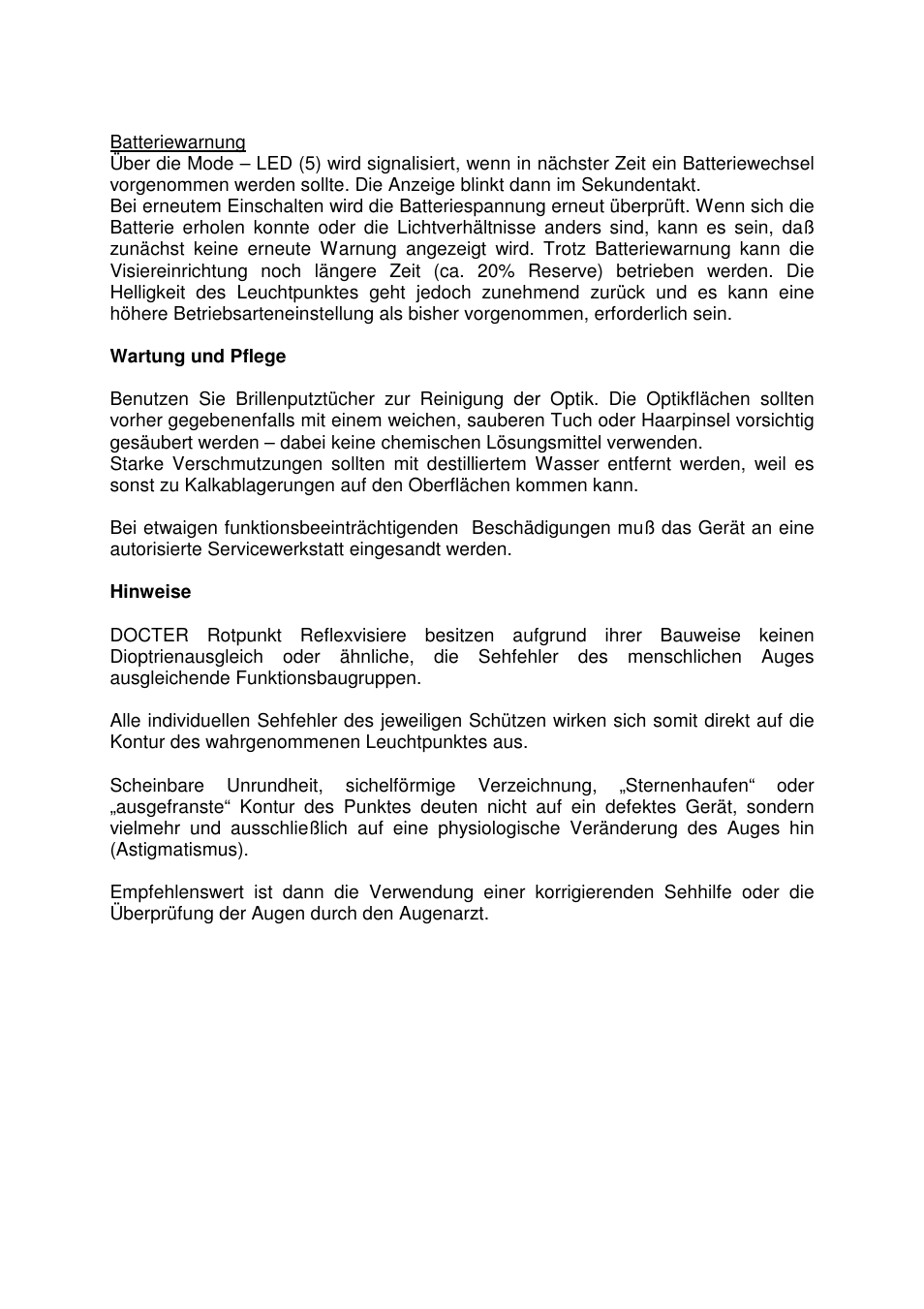 DOCTER DOCTER®sight III User Manual | Page 10 / 47