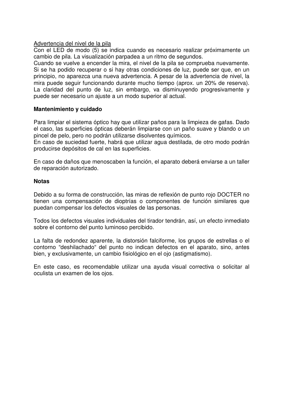 DOCTER DOCTER®sight III User Manual | Page 34 / 47