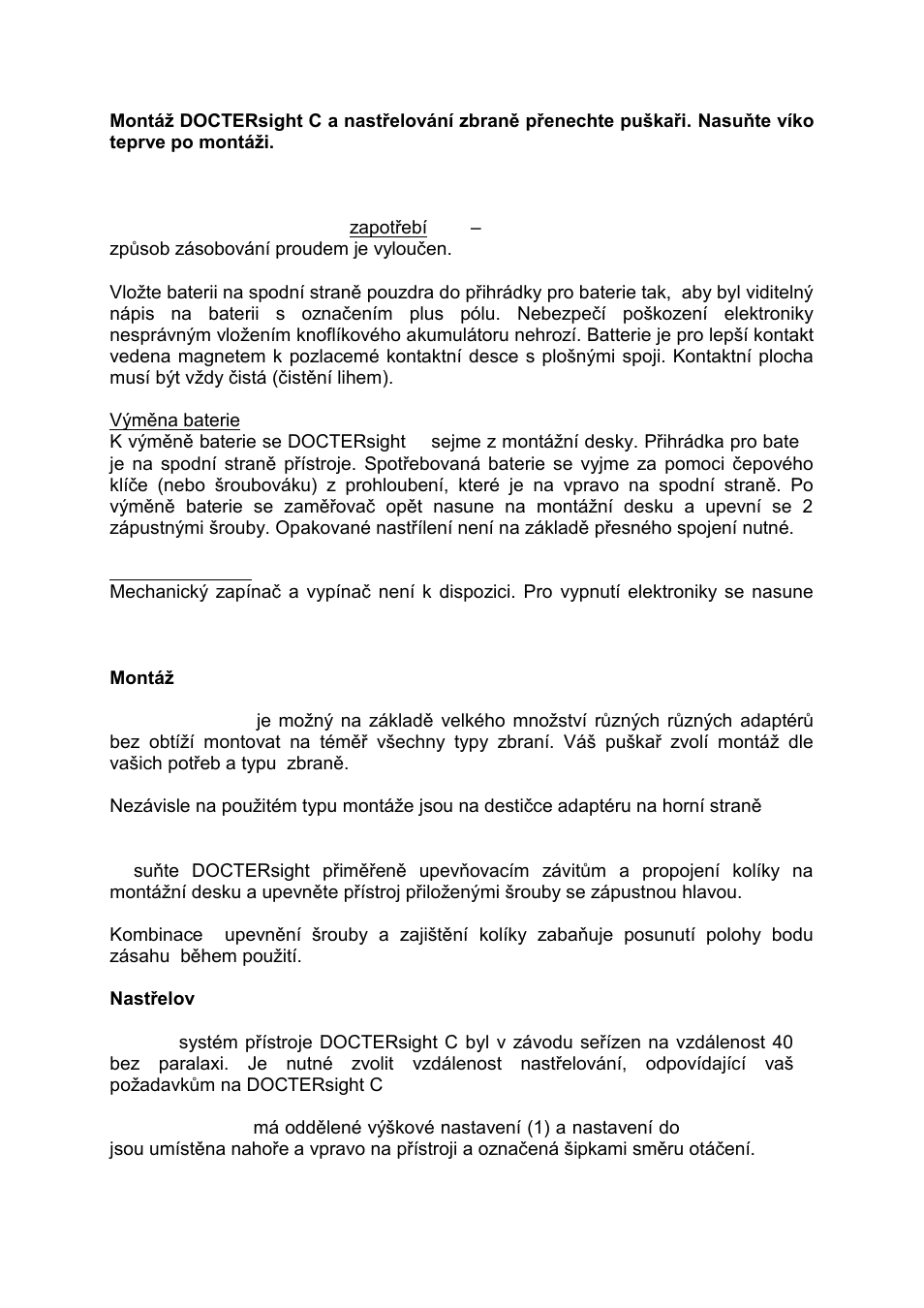 DOCTER DOCTER®sight C User Manual | Page 50 / 73