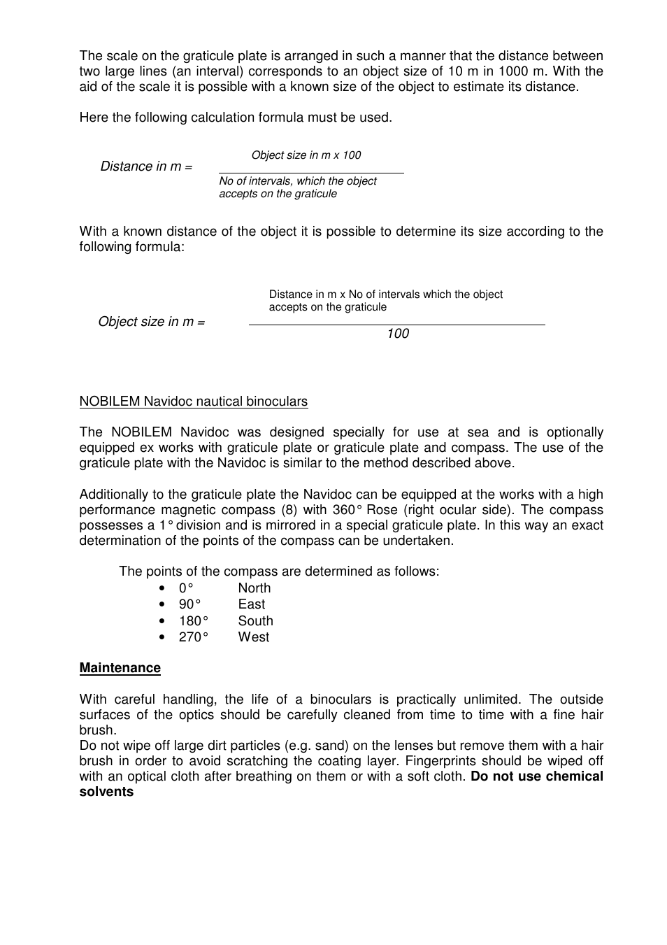 DOCTER NOBILEM 7 x 50 NAVIDOC User Manual | Page 12 / 31