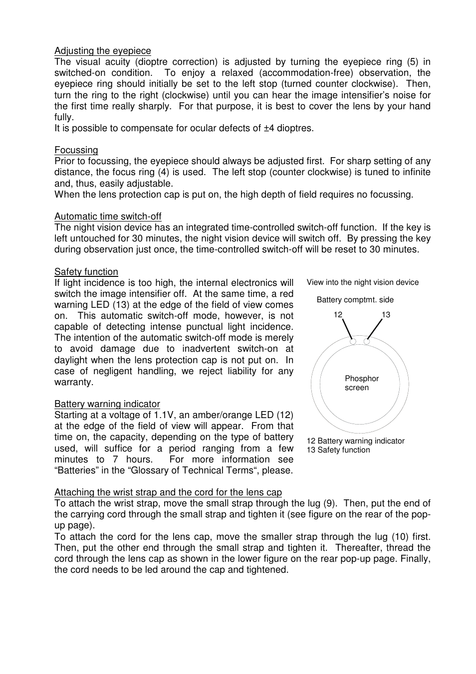 DOCTER DOCTER®nightvision 1x24 User Manual | Page 21 / 54