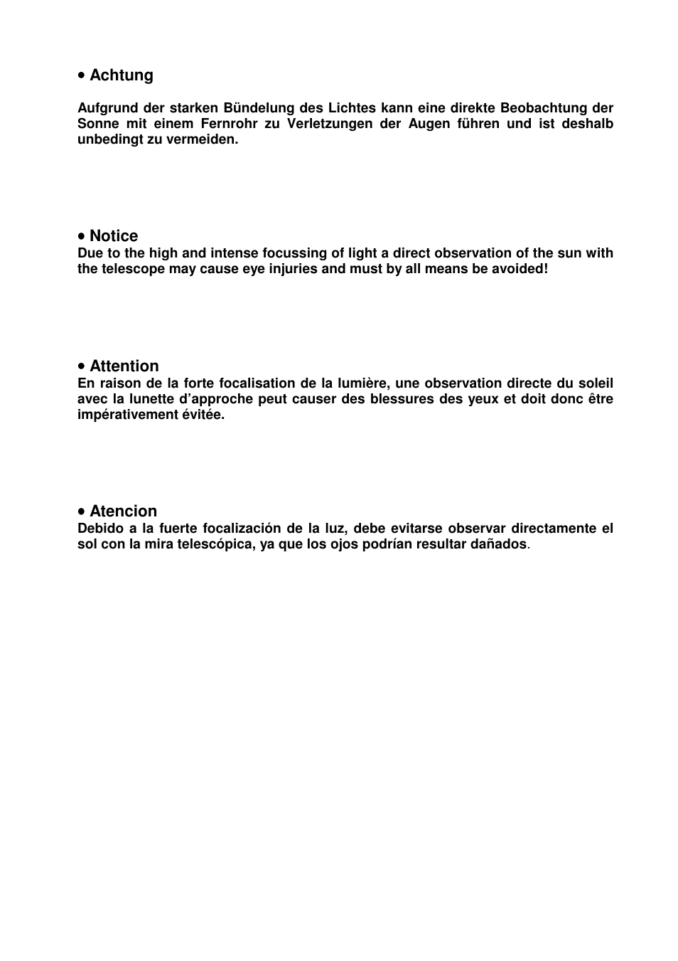 DOCTER DOCTER®nightvision 1x24 User Manual | Page 3 / 54