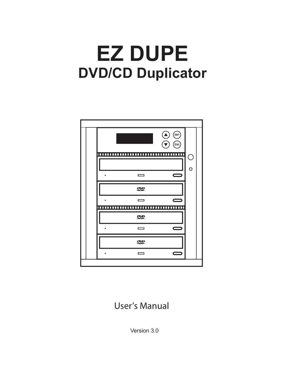 EZ Dupe DVD/CD & USB 10 copy Duplicator User Manual | 20 pages