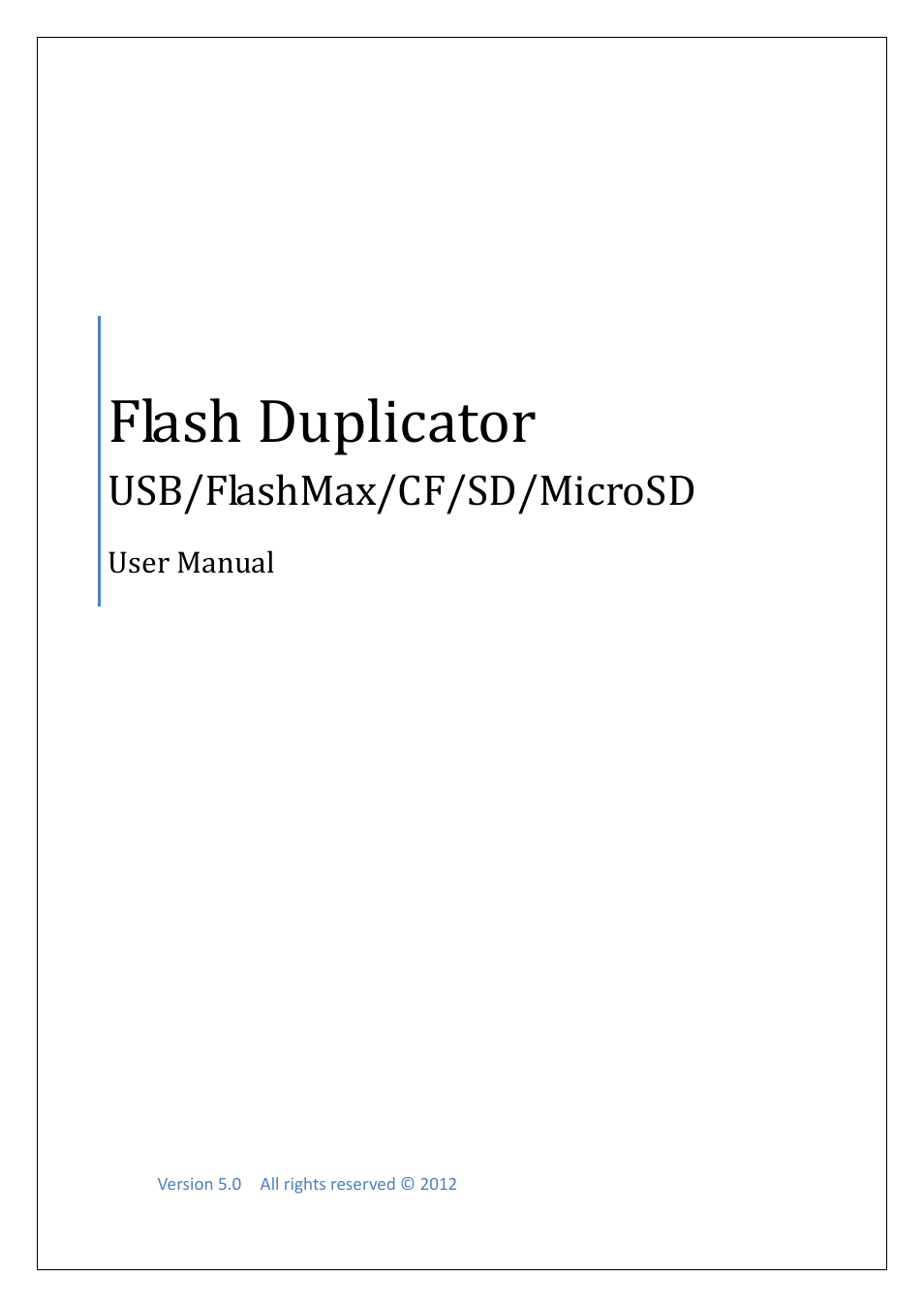 EZ Dupe USB 6 copy Duplicator User Manual | 11 pages