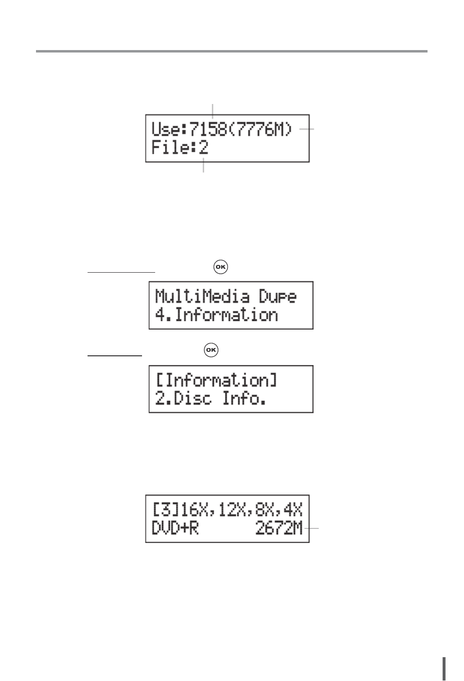 Ii. function introduction, 2. disc information, 3. system information | EZ Dupe Multi-Format 1 Copy Duplicator User Manual | Page 15 / 43