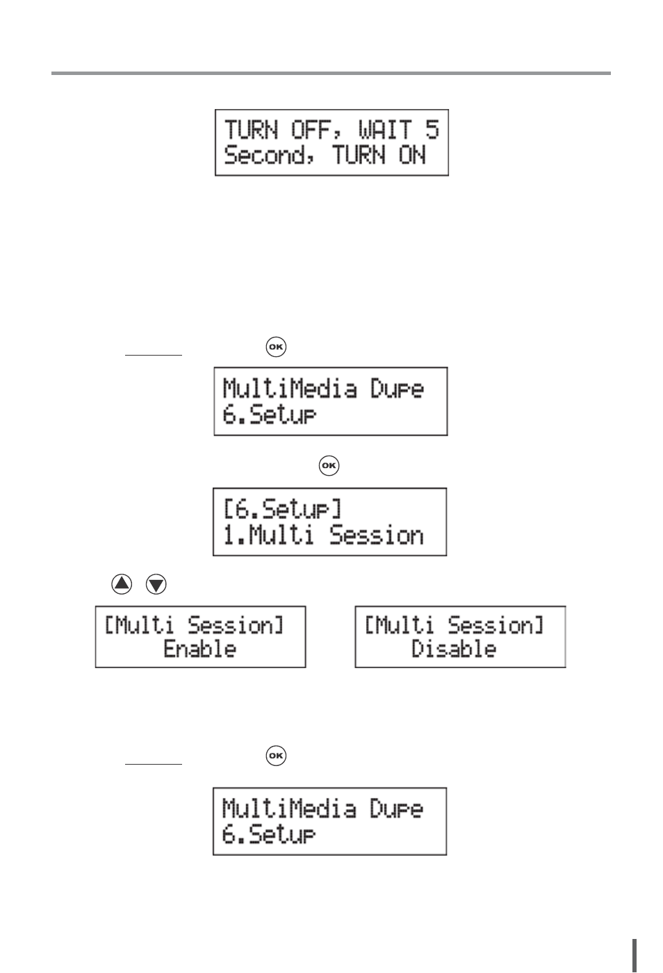Ii. function introduction, Setup, 1. multi-session | 2. disc spanning | EZ Dupe Multi-Format 1 Copy Duplicator User Manual | Page 17 / 43