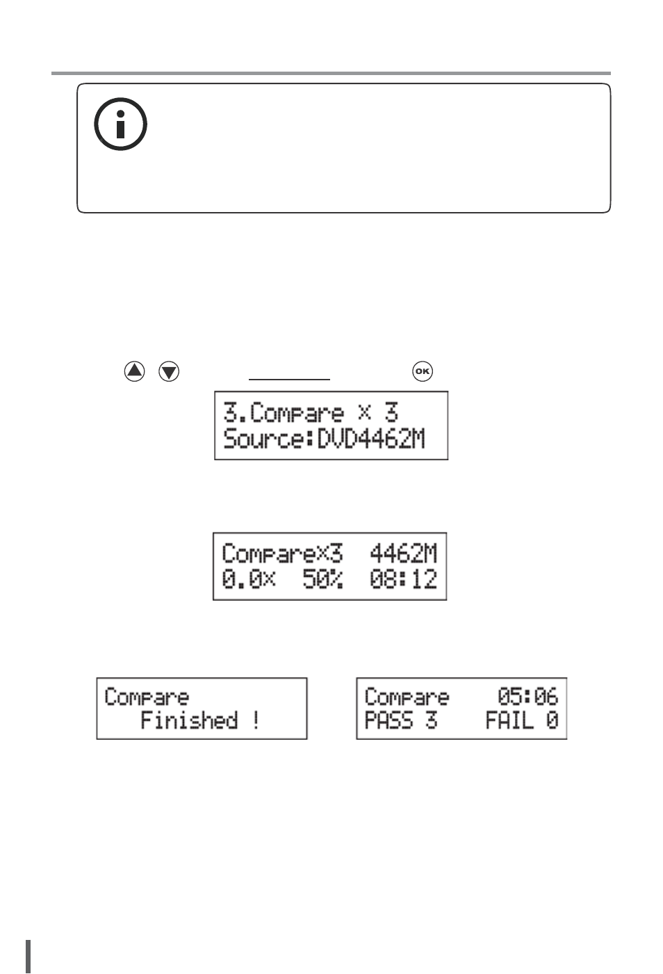 Ii. function introduction, Compare, Copy + compare | EZ Dupe Multi-Format 1 Copy Duplicator User Manual | Page 26 / 43