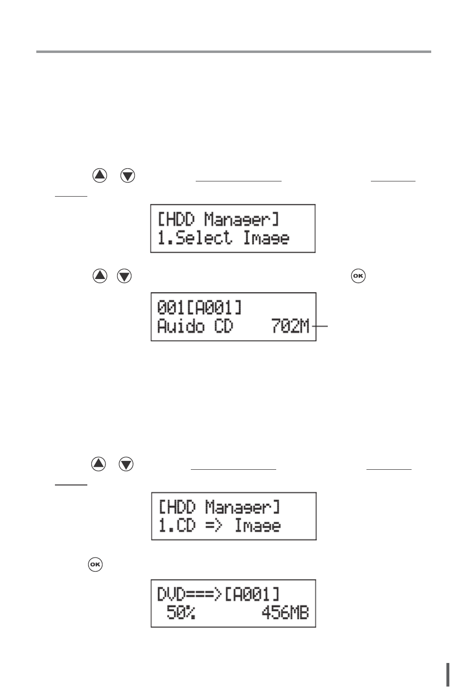 Ii. function introduction, Hdd manager (for hdd-installed duplicator), 1. select image | 2. disc to image | EZ Dupe Multi-Format 1 Copy Duplicator User Manual | Page 37 / 43