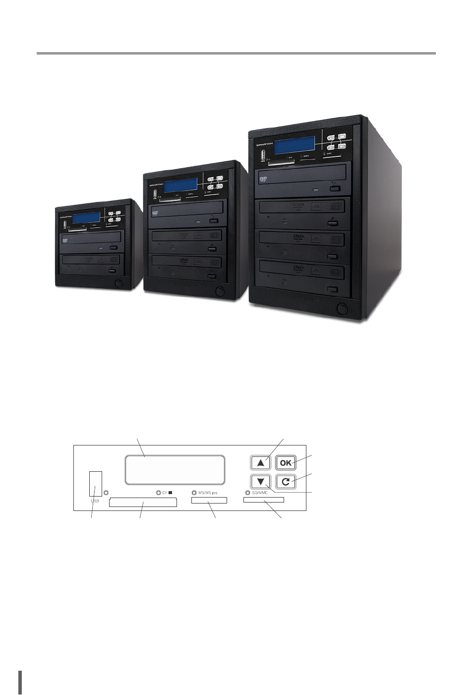 I. introduction, 3. display interface | EZ Dupe Multi-Format 1 Copy Duplicator User Manual | Page 4 / 43