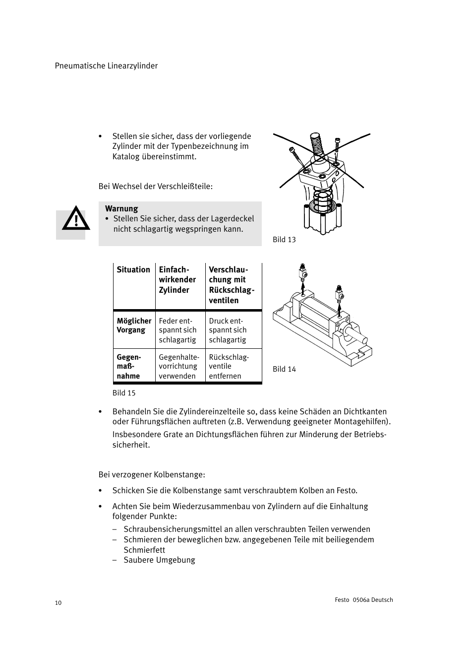 Festo Стандартные цилиндры DNC-V с распределителем User Manual | Page 10 / 64