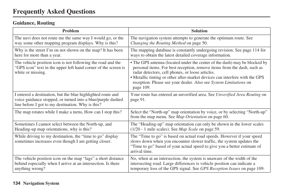 Frequently asked questions | Acura 2008 RDX 31STK810 User Manual | Page 135 / 161