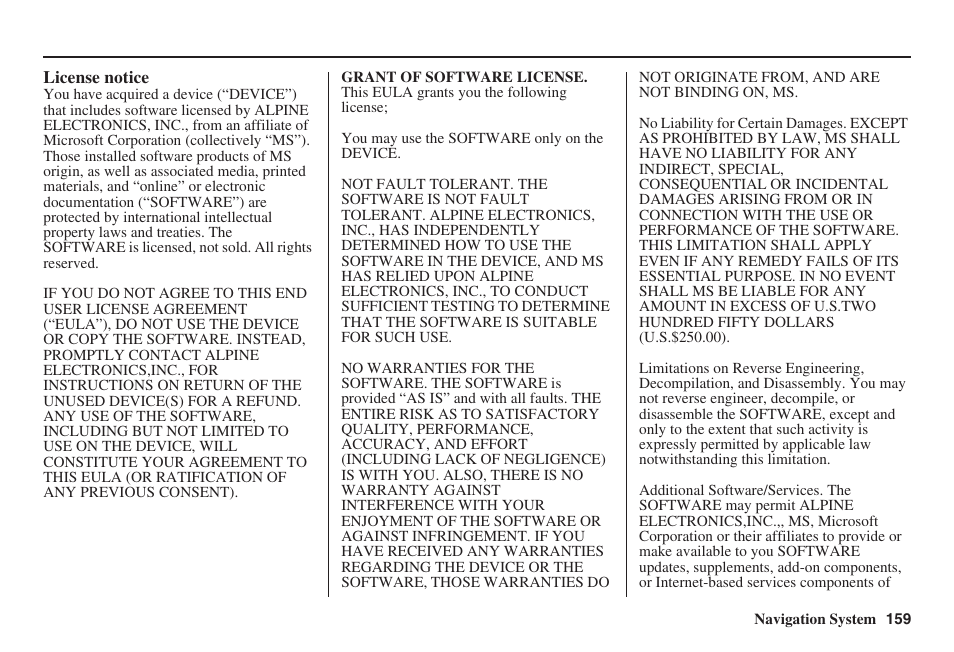 Acura 2008 RDX 31STK810 User Manual | Page 160 / 161