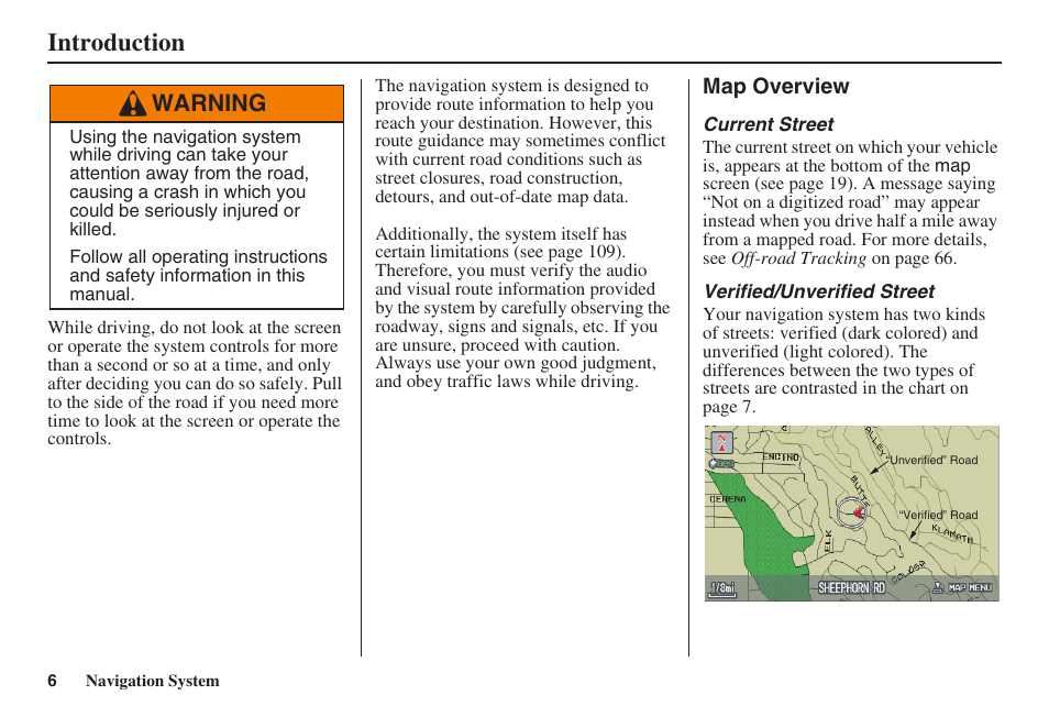 Introduction, Warning | Acura 2008 RDX 31STK810 User Manual | Page 7 / 161