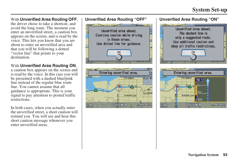 System set-up | Acura 2008 RDX 31STK810 User Manual | Page 94 / 161
