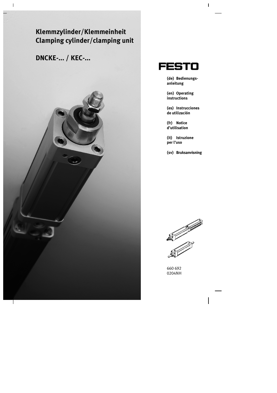 Festo Фиксаторы KPE User Manual | 100 pages
