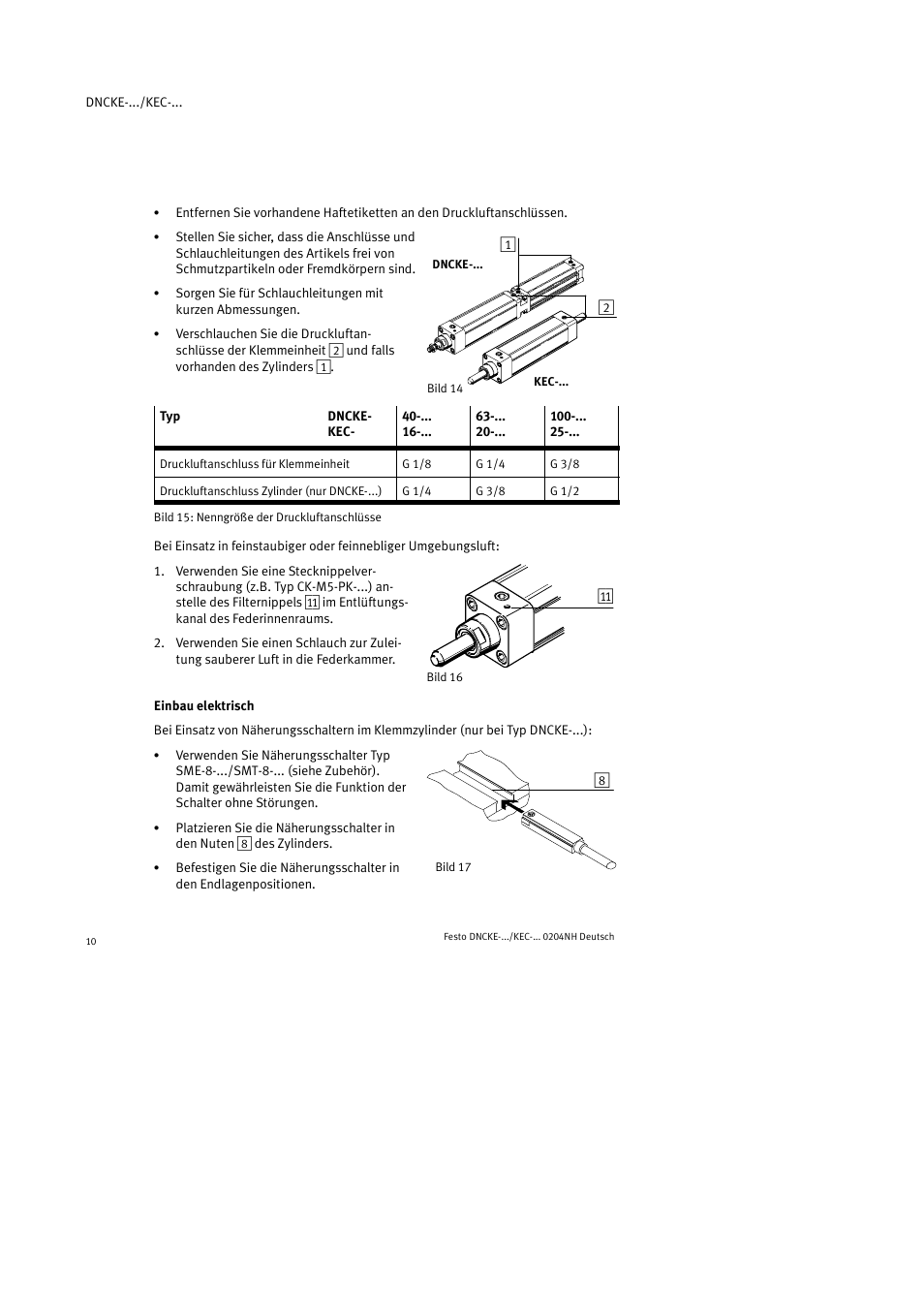 Festo Фиксаторы KPE User Manual | Page 10 / 100