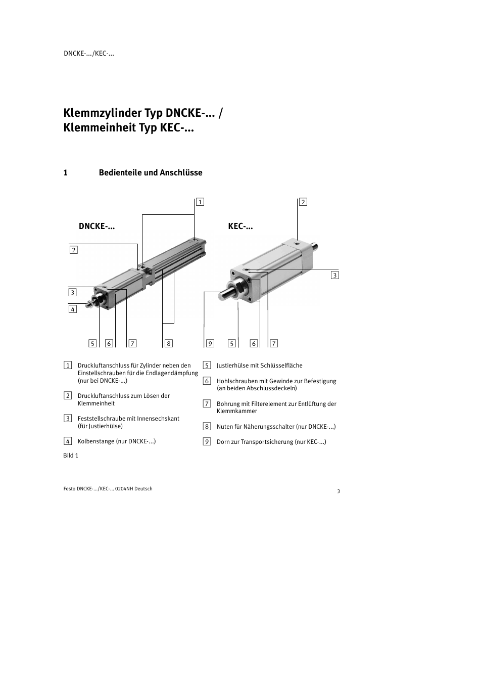 Festo Фиксаторы KPE User Manual | Page 3 / 100