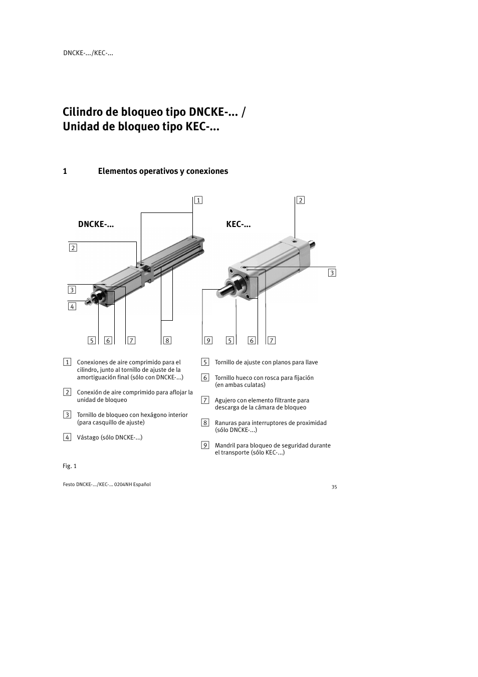 Festo Фиксаторы KPE User Manual | Page 35 / 100