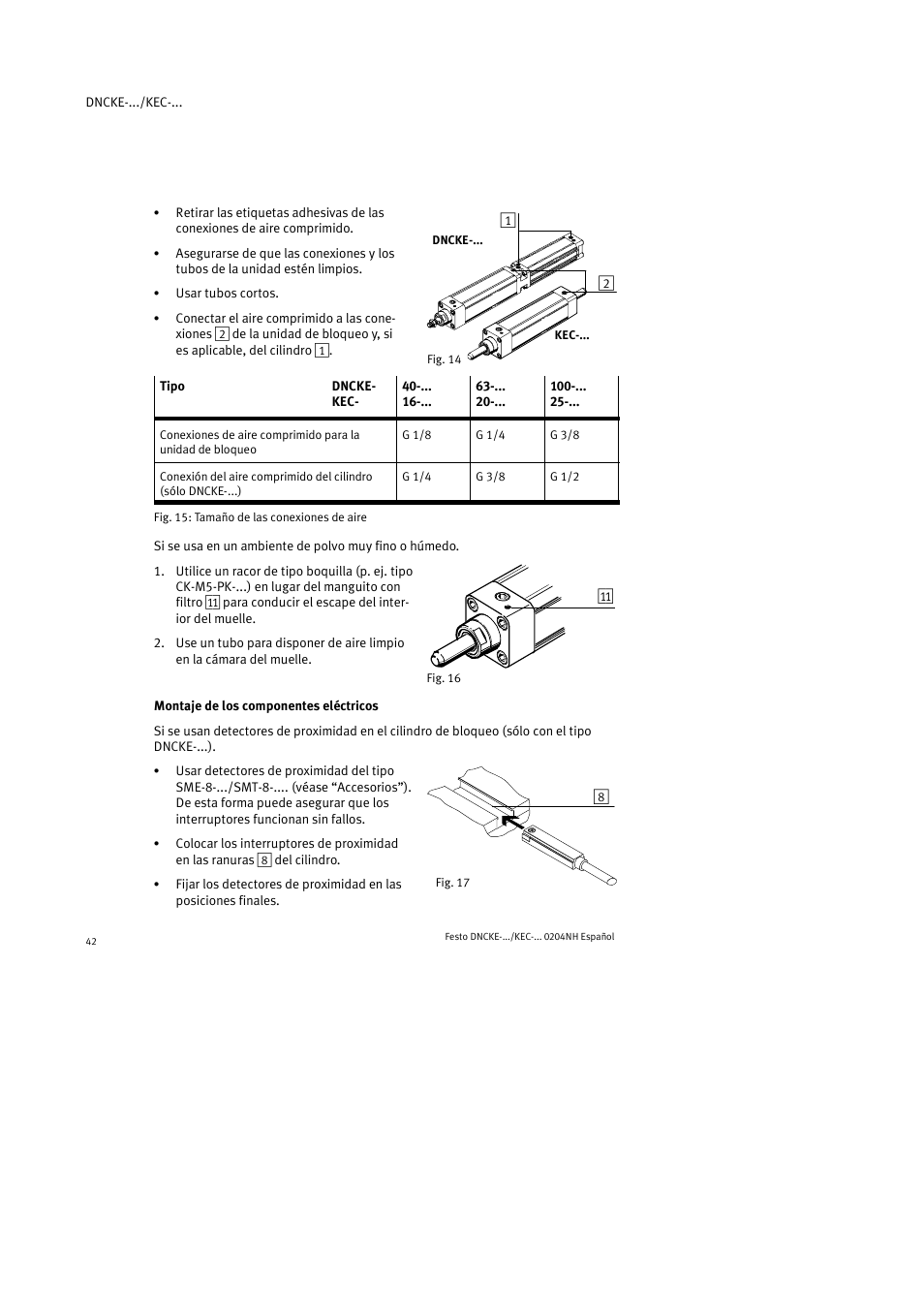 Festo Фиксаторы KPE User Manual | Page 42 / 100