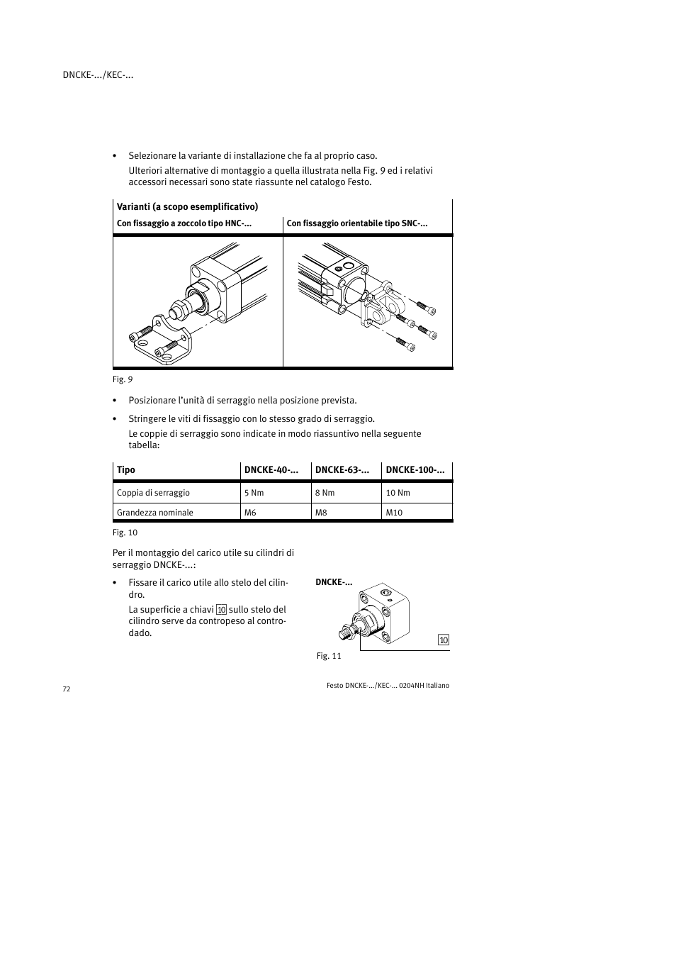 Festo Фиксаторы KPE User Manual | Page 72 / 100
