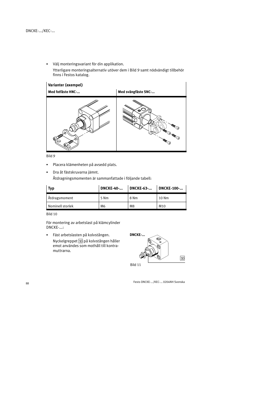 Festo Фиксаторы KPE User Manual | Page 88 / 100