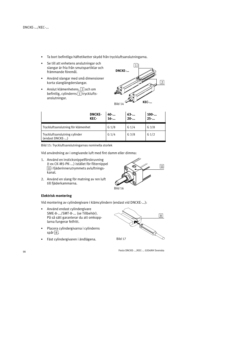 Festo Фиксаторы KPE User Manual | Page 90 / 100