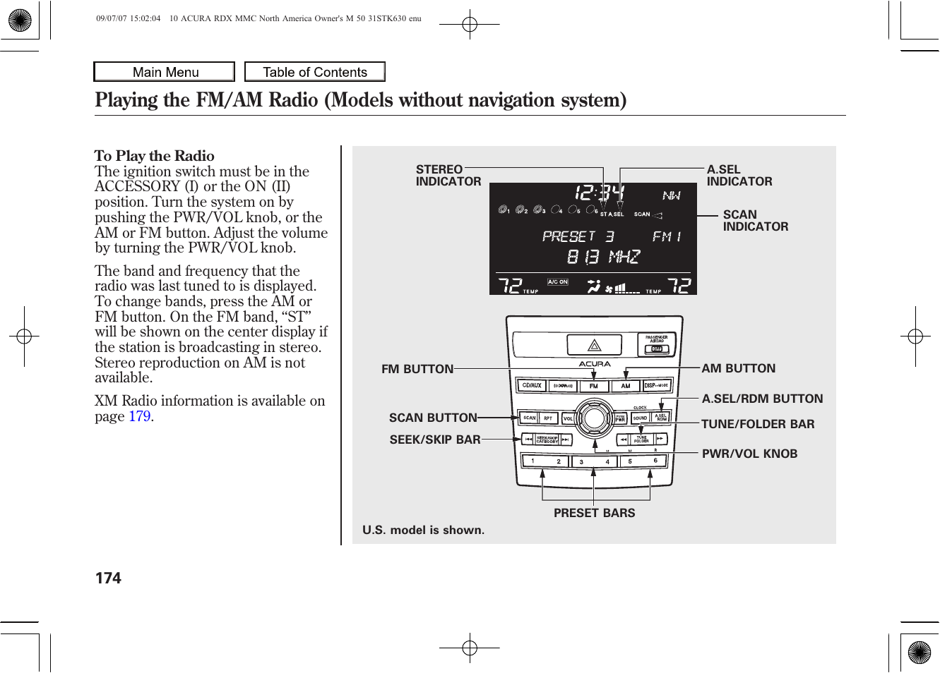 2010 rdx | Acura 2010 RDX User Manual | Page 178 / 514