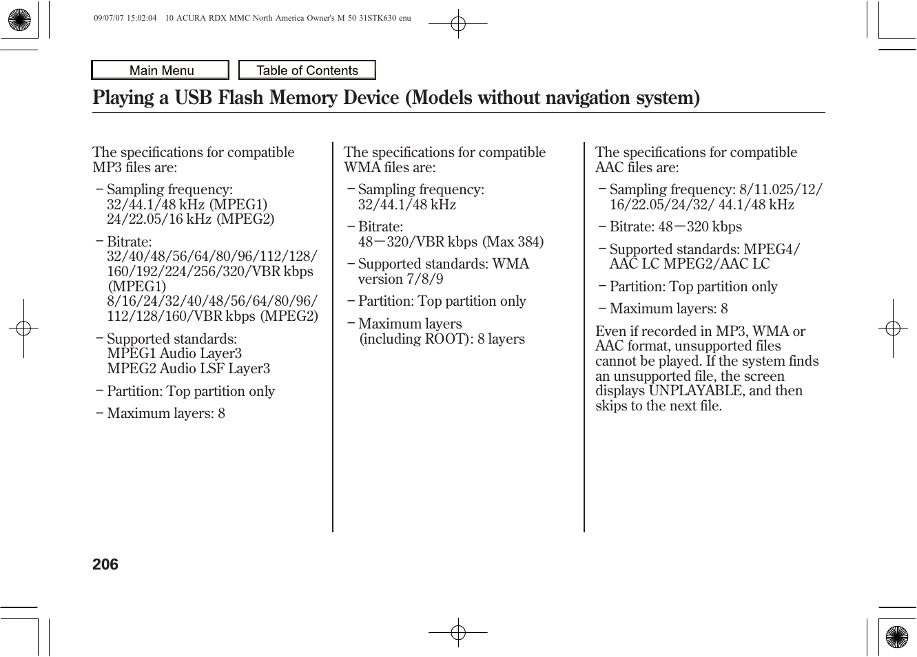 2010 rdx | Acura 2010 RDX User Manual | Page 210 / 514