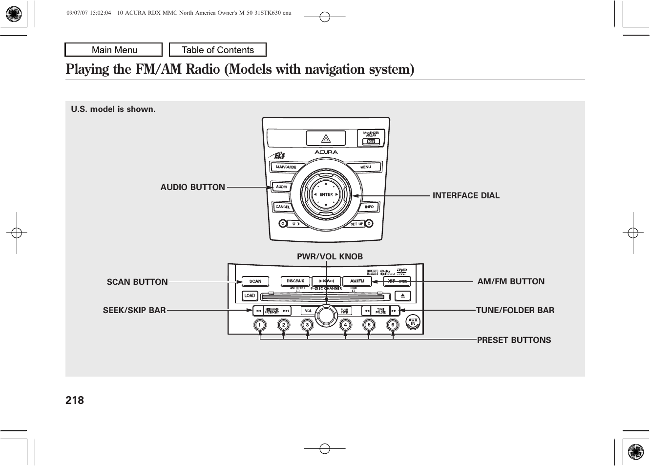 2010 rdx | Acura 2010 RDX User Manual | Page 222 / 514