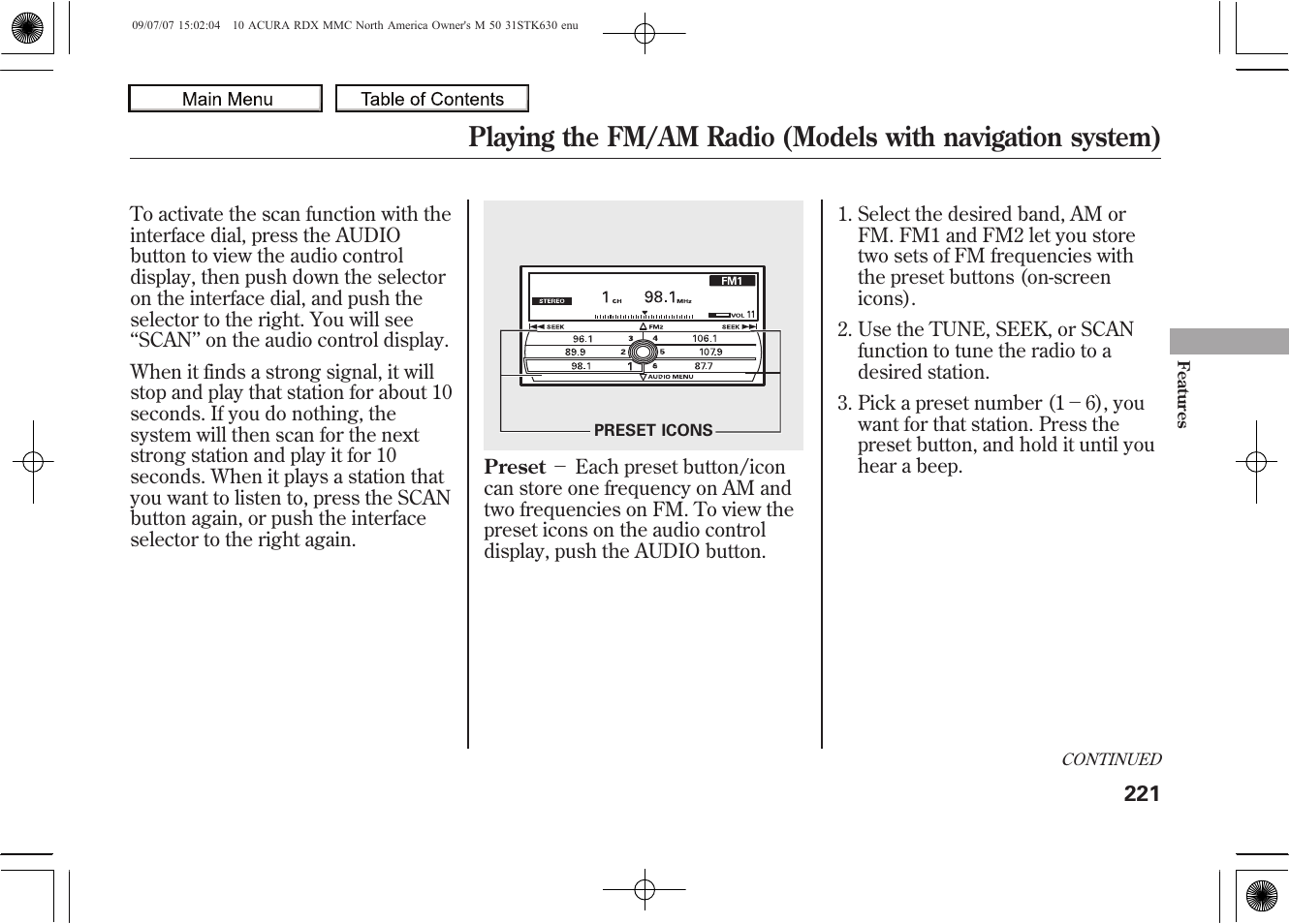 2010 rdx | Acura 2010 RDX User Manual | Page 225 / 514