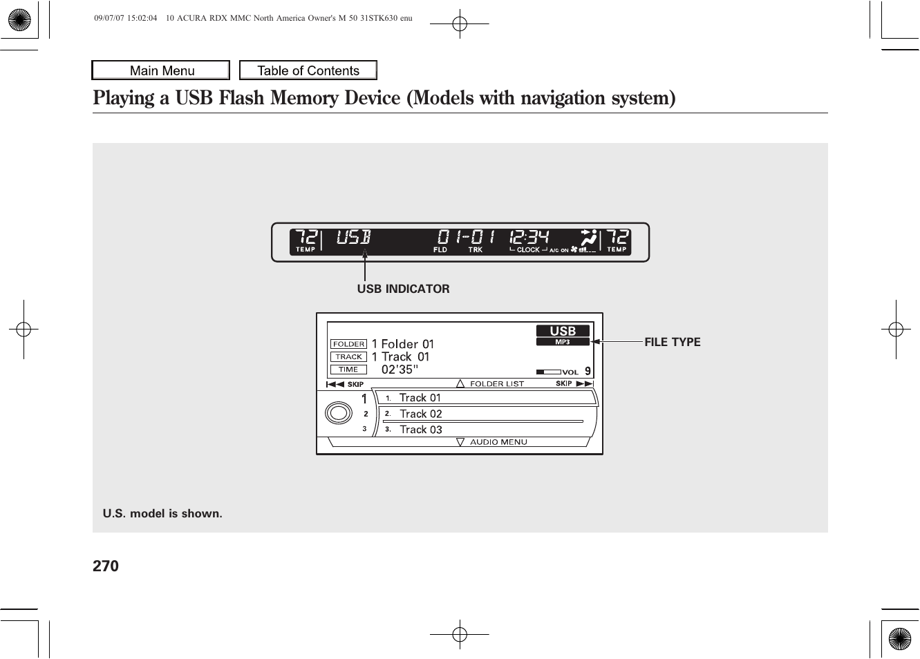 2010 rdx | Acura 2010 RDX User Manual | Page 274 / 514