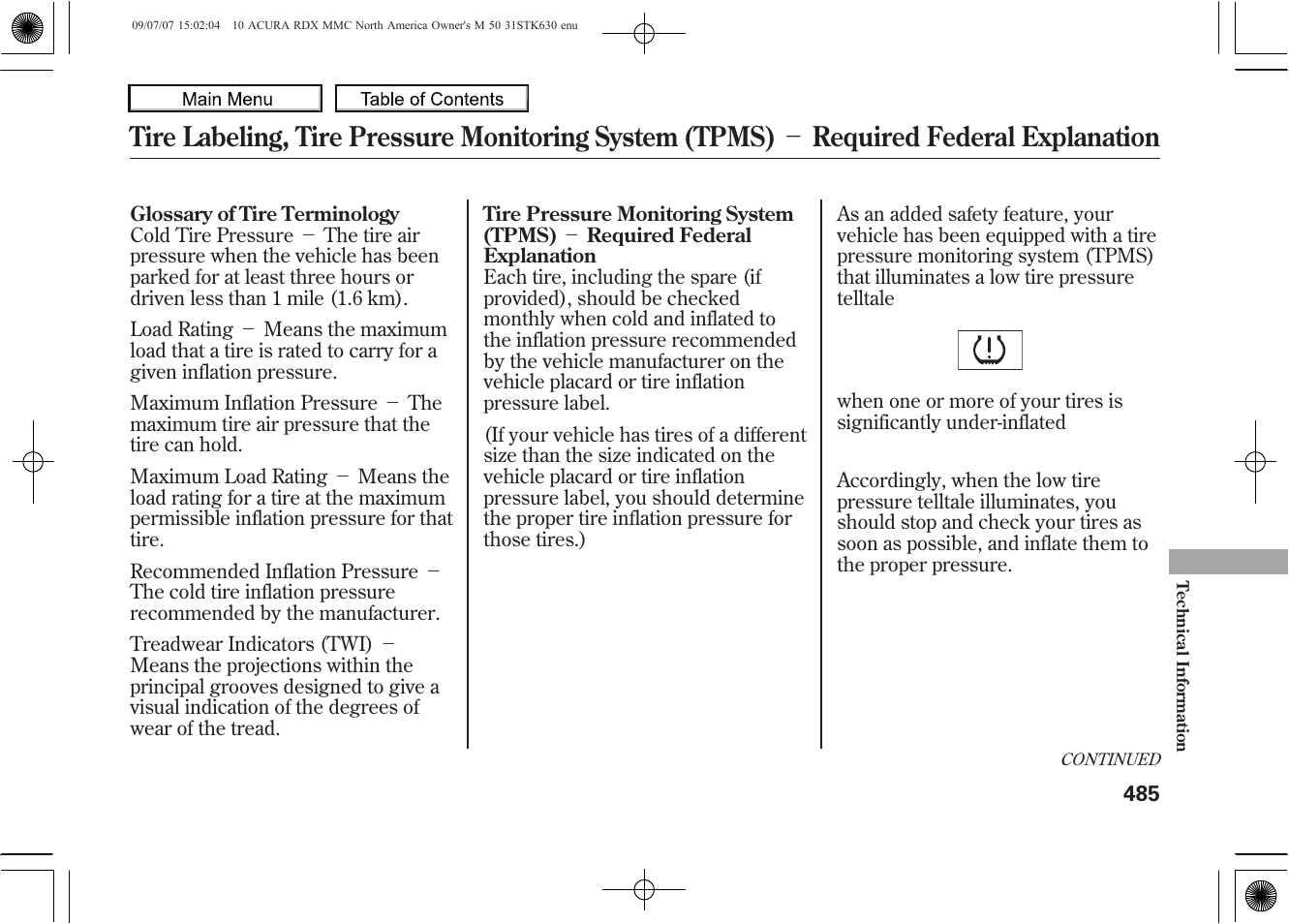 2010 rdx | Acura 2010 RDX User Manual | Page 489 / 514