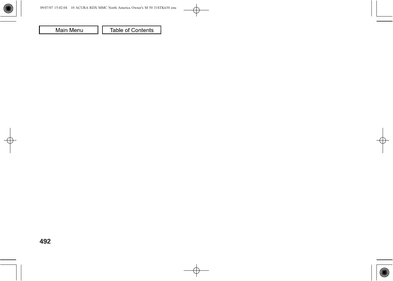 2010 rdx | Acura 2010 RDX User Manual | Page 496 / 514