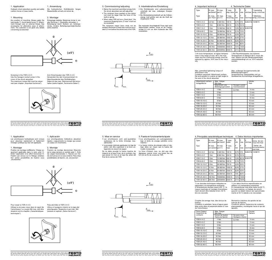 Festo Привод со шпинделем DGE-SP User Manual | Page 3 / 6