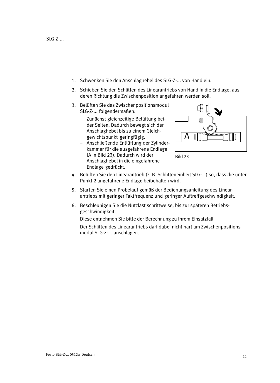 Festo Промежуточная позиция для линейного модуля DGC User Manual | Page 11 / 88