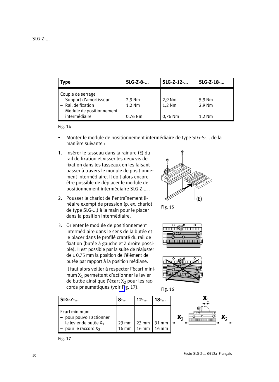 Festo Промежуточная позиция для линейного модуля DGC User Manual | Page 50 / 88