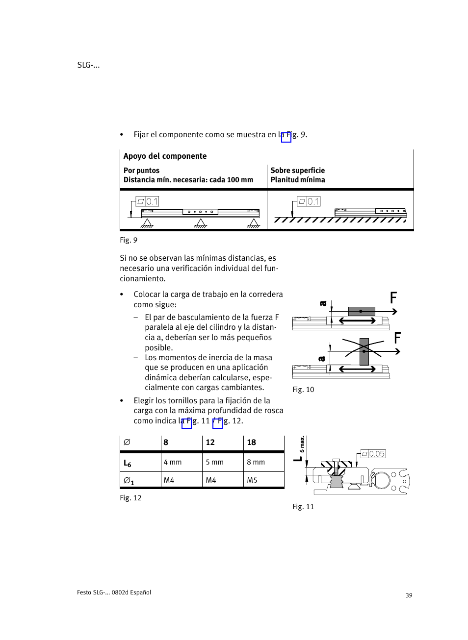Festo Пневматические линейные приводы SLG User Manual | Page 39 / 100