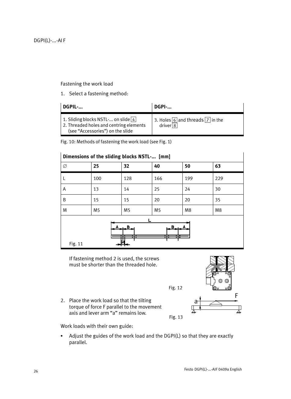 Festo Линейный привод с датчиком перемещения DGPIL User Manual | Page 26 / 112