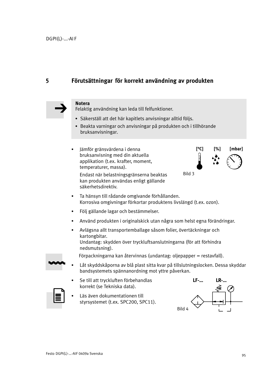 Festo Линейный привод с датчиком перемещения DGPIL User Manual | Page 95 / 112